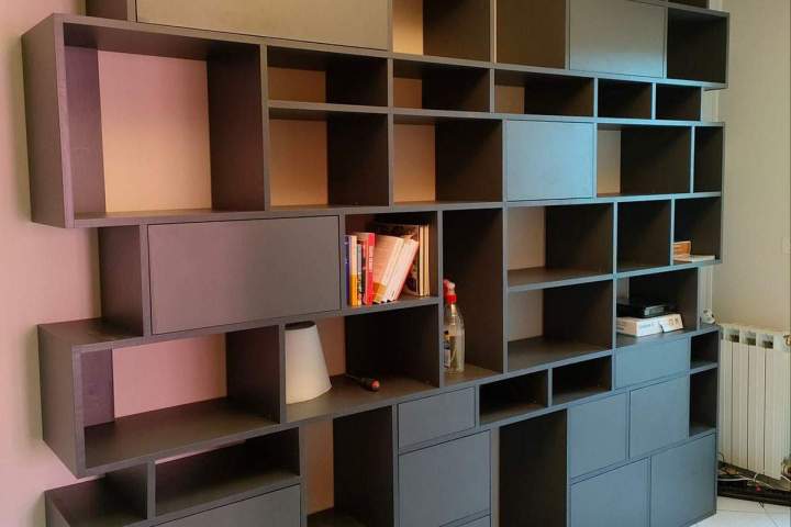 Fabrication de bibliothèque sur mesure Champtercier